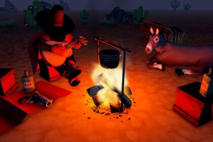 Guncho is a truly mind-melting old west cowboy shooter