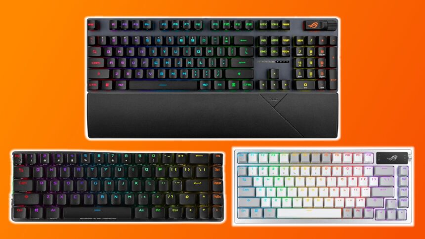 Save big on these Asus gaming keyboards on Amazon, if you’re quick