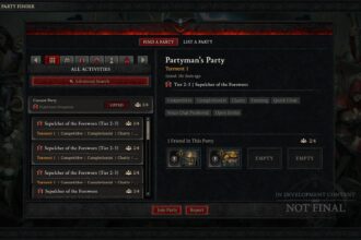 Diablo 4 - Party Finder