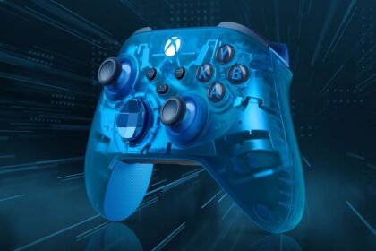 Microsoft embraces transparent tech with new metallic sky blue Xbox controller