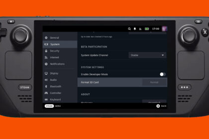 How to format Steam Deck microSD cards