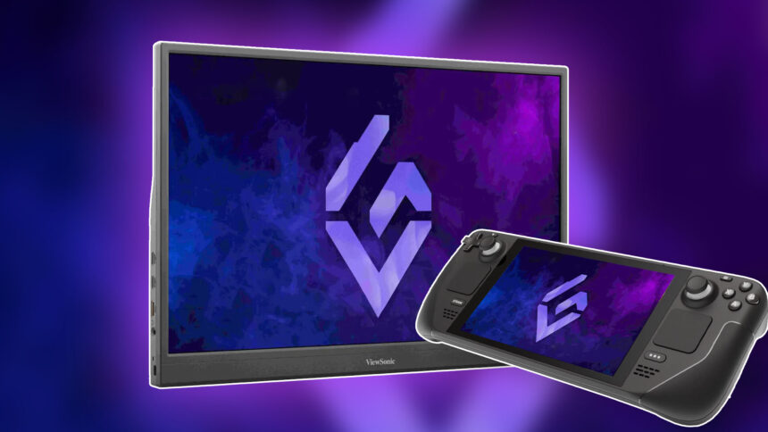 This new Viewsonic portable gaming monitor looks perfect for Steam Deck owners