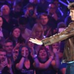 The director and executive producer at Bethesda Game Studios, Todd Howard, addresses the crowd about the new Fallout video game during the Bethesda E3 conference at LA Live in Los Angeles, California on June 10, 2018. - The three day E3 Game Conference begins on Tuesday June 12.