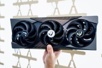 MSI Nvidia GeForce RTX 50-series cards at CES 2025