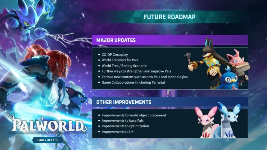 Palworld - 2025 roadmap