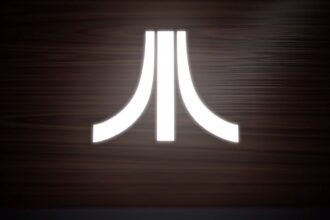 The iconic Atari logo.