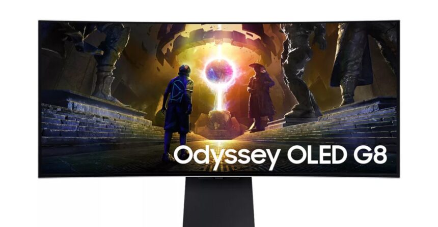 Samsung’s curved 34-inch OLED gaming monitor is almost half off