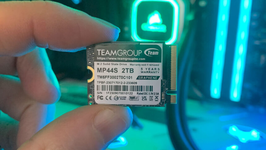 TeamGroup MP44S review: A decent Steam Deck SSD for a great price