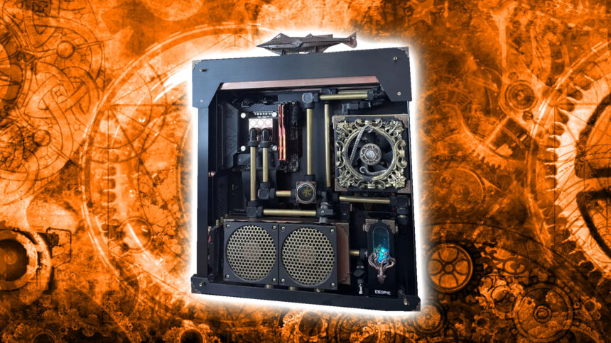 This gorgeous Steampunk gaming PC build will take you 20,000 leagues under