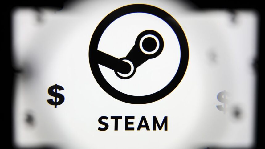 ANKARA, TURKIYE - JANUARY 02: In this photo illustration, Steam logo is being displayed in Ankara, Turkiye on January 02, 2024. (Photo by Dilara Irem Sancar/Anadolu via Getty Images)