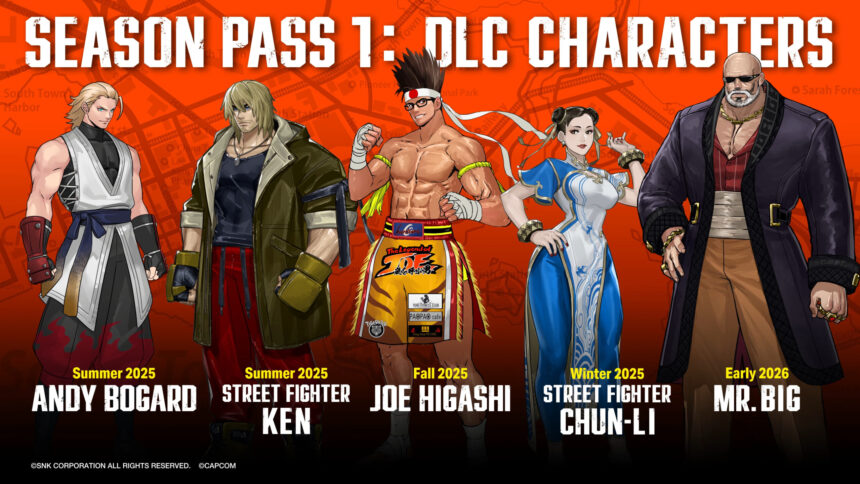 Fatal Fury: City of the Wolves – Andy Bogard, Joe Hisashi, and Mr. Big Confirmed for Season Pass 1