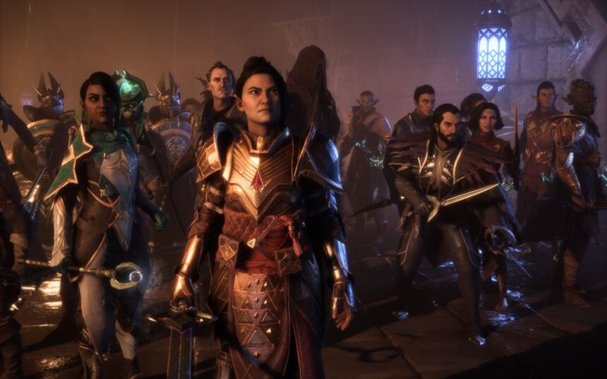 Rook, Neve, Emmrich, Lucanis, and the rest of their alliance stand together