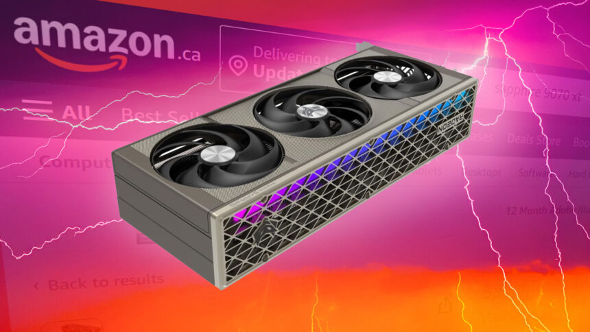 AMD Radeon RX 9070 XT appears on Amazon ahead of launch, hints at price