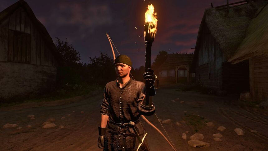 How to equip the Kingdom Come Deliverance 2 torch