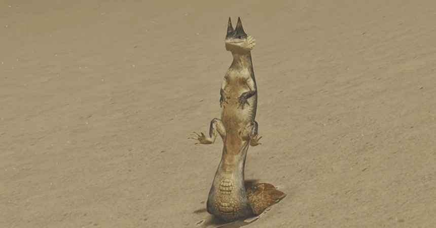 How to find a tracktail lizard location in Monster Hunter Wilds