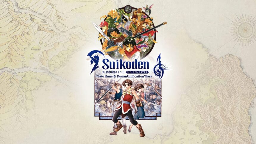 Suikoden 1 and 2 HD Remaster Gate Rune and Dunan Unification Wars is Now Available