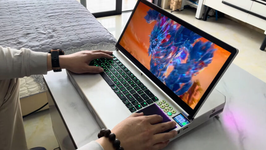 This new gaming laptop design hopes to replace your PC using a desktop RTX 5090