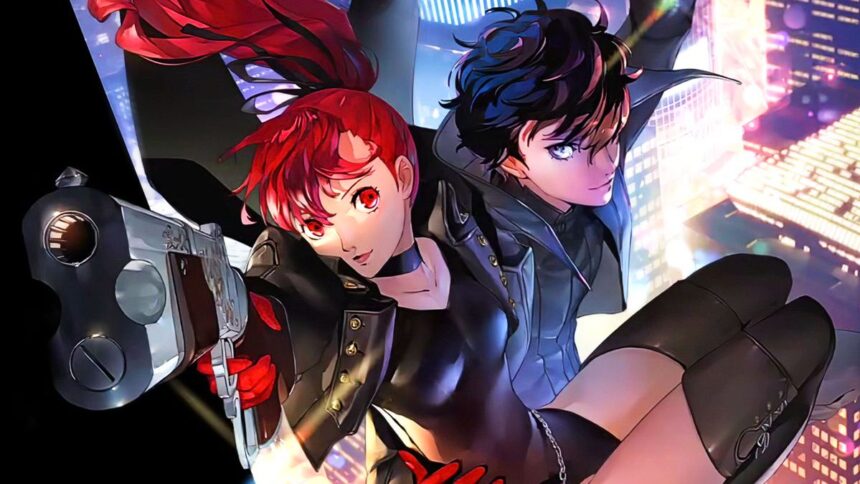 Kasumi and Joker in Persona 5 Royal.