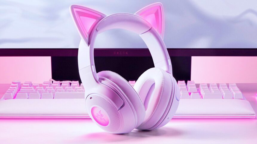 The cutest Razer headset now comes in white, and cat fans are going to love it