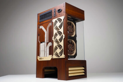I’m absolutely awed by the cable management in this Noctua gaming PC build