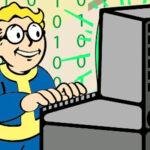 The Pip Boy from the Fallout series being the benevolent hacker he is