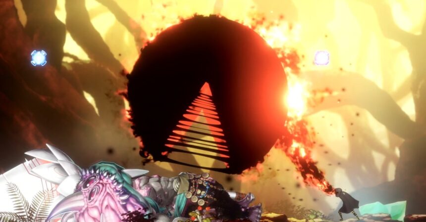 The dark Pac-Man Metroidvania secretly has what I can only describe as Pac-Man Championship Edition 3 hidden inside of it