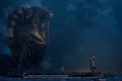 Esquie balances the darkness of Clair Obscur with unrelenting wholesomeness