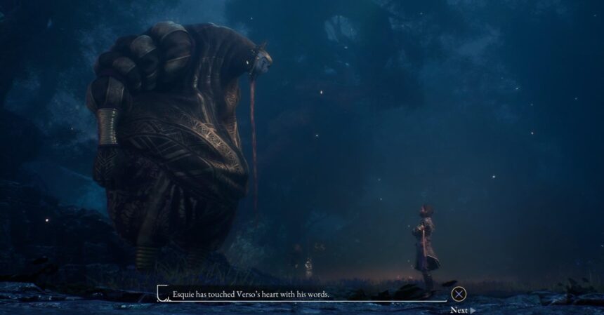 Esquie balances the darkness of Clair Obscur with unrelenting wholesomeness