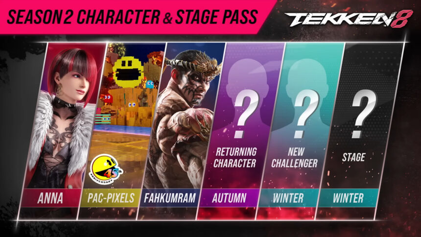 Tekken 8 - Season 2 Pass roadmap