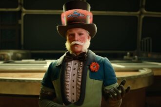 A businessman from The Outer Worlds 2 gameplay trailer.