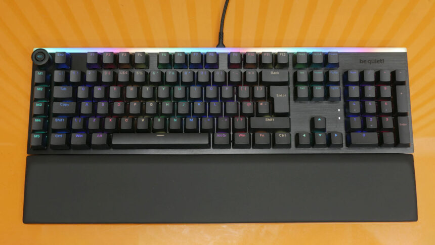 Be Quiet! Light Mount review - a gaming keyboard to be seen and not heard