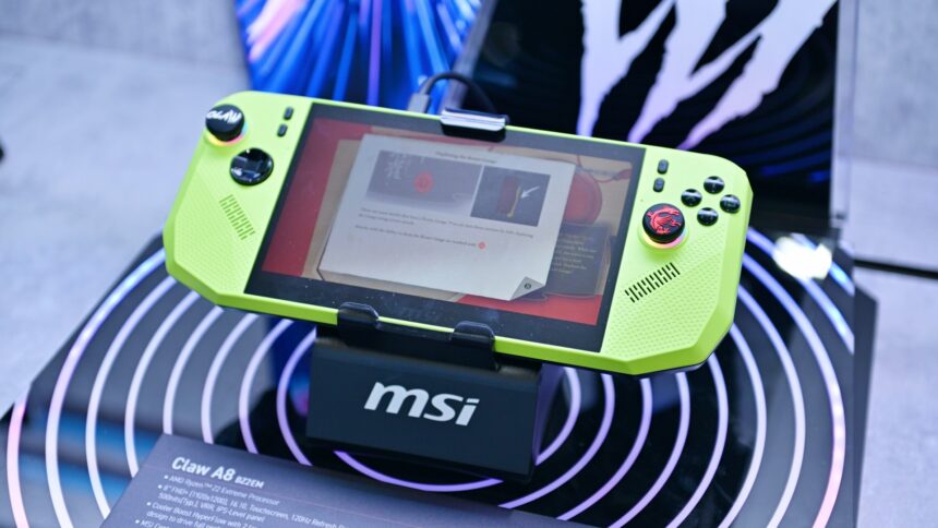 MSI Claw ditches Intel exclusivity, reveals new AMD gaming handheld
