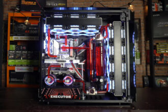 This imposing Star Wars-themed gaming PC build oozes Imperial majesty