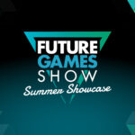Future Games Show Summer Showcase logo on a blue background