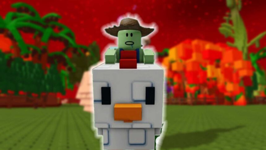 Grow a Garden Chicken Jockey - How to get the Chicken Zombie pet