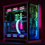 This gorgeous gaming PC build is a sci-fi stunner with serious Tron vibes