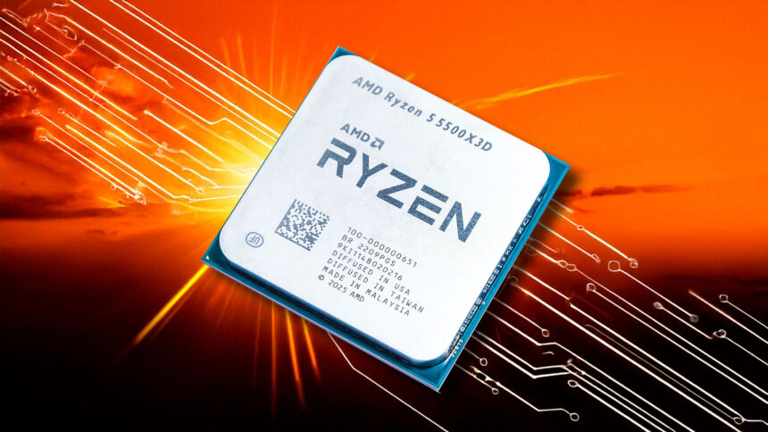 Meet the AMD Ryzen 5 5500X3D, a new budget gaming CPU with a big catch