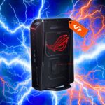 This hardback book-sized gaming PC has an RTX 5080, costs its weight in silver