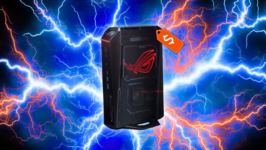This hardback book-sized gaming PC has an RTX 5080, costs its weight in silver