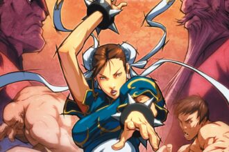 Chun-Li, on the cover of the Street Fighter Legends comic