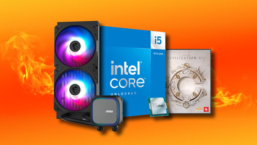 Wow, this $199 Intel Core i5 CPU deal includes a free 240mm AIO cooler and Civ 7
