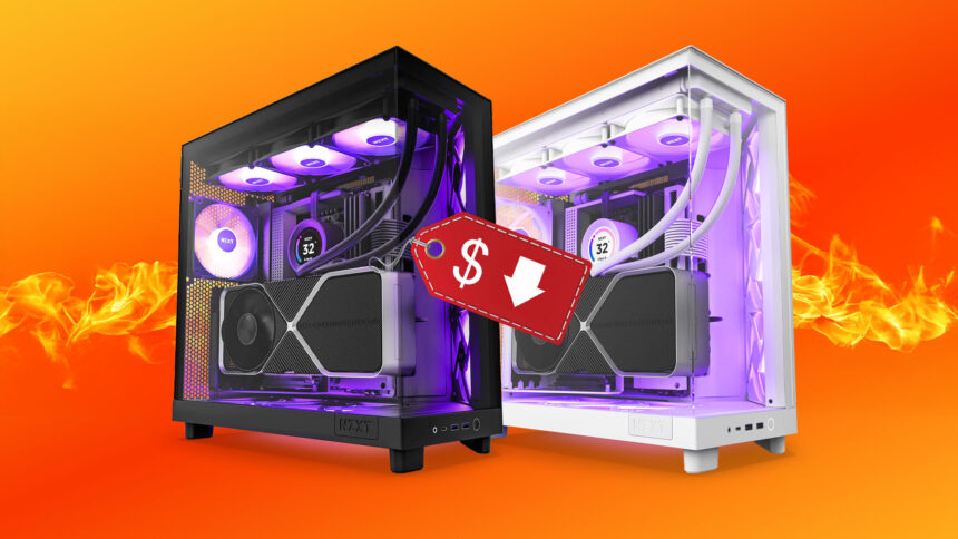 This gorgeous NZXT aquarium gaming PC case has a bargain price right now