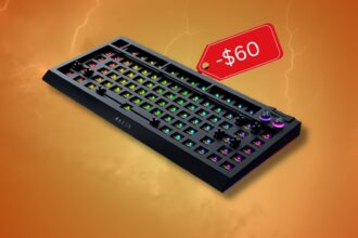 Save 30% on this new Razer gaming keyboard, if you strip out all the keys