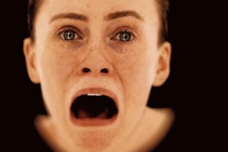 OD trailer still - woman screaming
