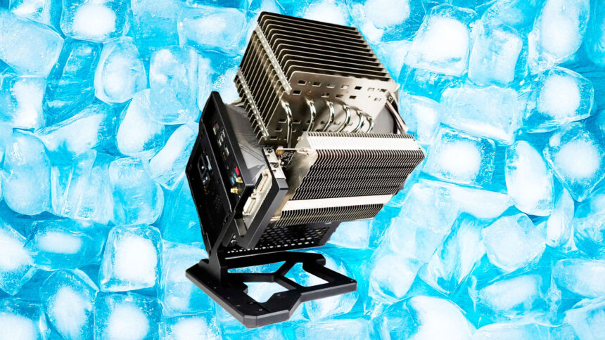 There isn't a single fan in this striking silent mini gaming PC build